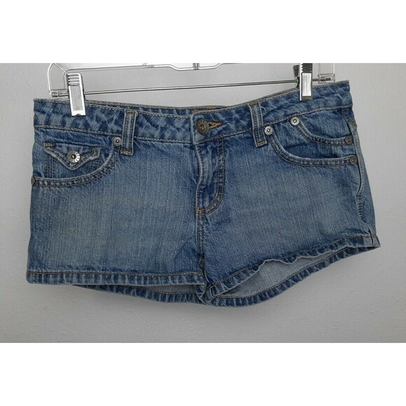 No Boundaries Pants - No Boundaries Junior's Size 7 Jean Short Shorts 2" Inseam